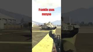 franklin uses menyoo to invade fort zancudo gta gta5 [upl. by Borgeson855]