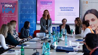 Održana radionica o značaju imunizacije protiv HPVa [upl. by Maia]