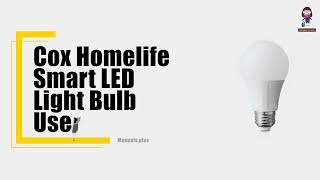 How to Install and Pair Cox Homelife Smart LED Light Bulb [upl. by Bastian]