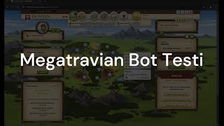 Travian Pvp Server Bot  Megatravian Test [upl. by Nickolaus774]