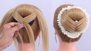 Fantastic Bun Hairstyle Tutorial [upl. by Anoiek647]