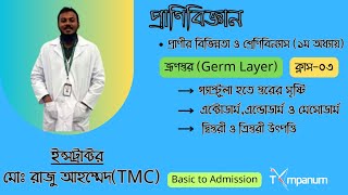 ভ্রূণস্তরGerm Layer  ক্লাস৩  প্রাণীর বিভিন্নতা ও শ্রেণিবিন্যাস  অধ্যায়ঃ ১  প্রাণিবিজ্ঞান [upl. by Omsare237]