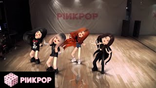 PINKPOP  붐바야BOOMBAYAH ROBLOX DANCE PRACTICE VIDEO [upl. by Vocaay]