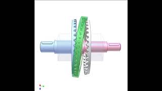 Wobbling Pin Gear Mechanism 1 [upl. by Aileduab]