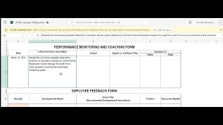 How to accomplish Performance Monitoring and Coaching Form PMCF [upl. by Annoyk436]