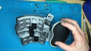 Compactyl Dactyl Manuform ergo keyboard test fit [upl. by Nakada]