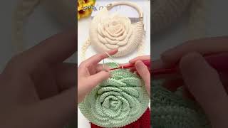 how to crochet a small bag 작은 가방 코바늘 뜨개질 방법 小さなバッグのかぎ針編み küçük bir çanta nasıl örülür [upl. by Lorilee]