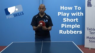 Should You Play with SHORT PIMPLE RUBBERS  Table Tennis  PingSkills [upl. by Mario]