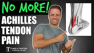 FIX Achilles Tendonitis In 8 Simple Moves  Best Exercises For Achilles Tendon Pain [upl. by Hafeetal]