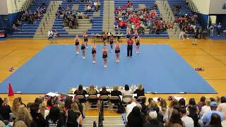 Spotsylvania High School at 2019 Battlefield District Cheer Competition [upl. by Acsirp]