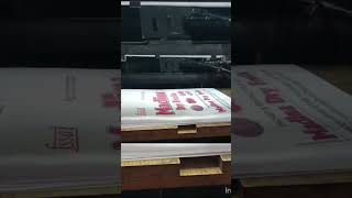 Non woven bags printingDouble colour printing machineviralvideo youtubeshorts printing [upl. by Pascasia]