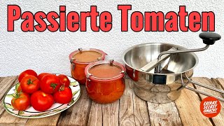 Passierte Tomaten selber machen [upl. by Ikim]