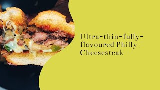 Ultrathinfullyflavoured Philly Cheesesteak  South African Youtuber [upl. by Pinelli365]