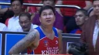 Jeffrey Tajonera and Lervin Flores Tussle  Pampanga vs San Juan MPBL NORTH FINALS GAME 1 [upl. by Proud]