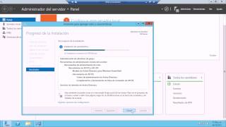 Windows Server 2012  Instalar rol ADDS [upl. by Andriana]