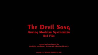 VAULT 1  The Devil Song  Analog Modular Synthesizer  RED FILM  halloweenmusic [upl. by Dadelos]