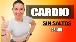 CARDIO sin Impacto 🤩 25 Minutos para una Pérdida de Peso Efectiva 💪🌈 [upl. by Infield80]