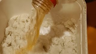 Napthalene kerosene paste mixed in petrol asmr⚪🔵🟠✨🛢️🤤💧mothballs kerosenepetrol mixture shorts [upl. by Vig]