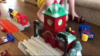 GeoTrax Train Set Christmas Station [upl. by Pas923]