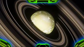 Falling Into J1407b  Super Saturn POV Simulation [upl. by Ainegul]