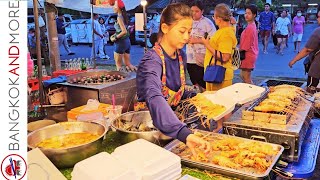 Fantastic STREET FOOD in Bangkok at Navy Fair 2023 [upl. by Ynnus]