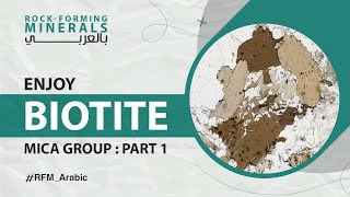 Biotite in thin section [upl. by Ynnad823]