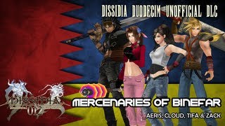 【Dissidia 012 ModelImport】 Mercenaries of Binéfar Cloud Terra Tifa and Squall DLC4 Vs F Chaos [upl. by Seaton]