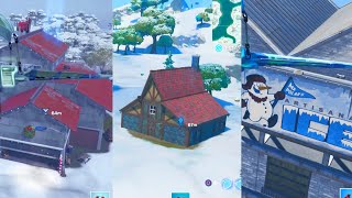 Visit The Workshop Crackshot’s Cabin and Mr Polar’s Artisanal Ice Frotnite Winterfest [upl. by Ymassej]