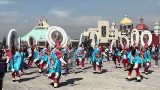 Danzantes y peregrinos en la Basílica de Guadalupe 2023 [upl. by Parthinia]