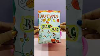 Autumn Blind Bag Unboxing 🍁🍂 ASMR  Paper Squishy asmr blindbag shorts [upl. by Yarised141]