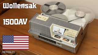 Wollensak 1500AV Reel to Reel Tape Recorder [upl. by Sparke]