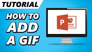 How to Add a GIF to PowerPoint 2024 [upl. by Mehala]