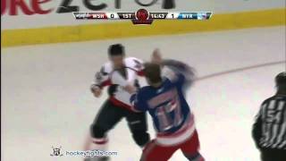 Mike Green vs Brandon Dubinsky Nov 9 2010 [upl. by Blessington]