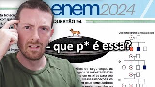 Biólogo formado vs ENEM 2024  Me senti burro [upl. by Boycie]