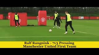 Ralf Rangnicks Manchester united gegenpressing training [upl. by Kendricks859]