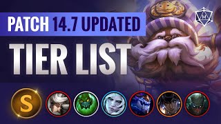 UPDATED Patch 147 Tier List for Season 2024 League of Legends [upl. by Nylaras867]