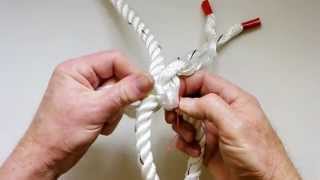 How to tie a Three Strand Eye Splice [upl. by Leizar]