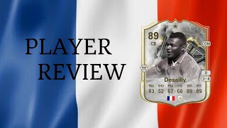 89 THUNDERSTRUCK ICON DESAILLY SBC PLAYER REVIEW FC 25 ULTIMATE TEAM [upl. by Ytisahc]