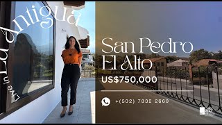 CASA EN VENTA EN SAN PEDRO EL ALTO US750000 A 10 MINUTOS DE LA ANTIGUA GUATEMALA [upl. by Oiligriv]