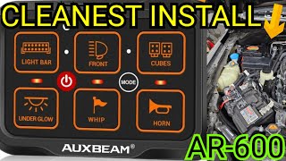 AUXBEAM AR600 RGB Switch Panel Install [upl. by Anaila]