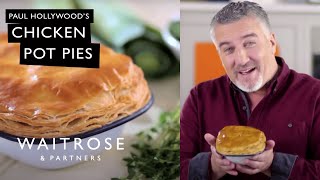 Paul Hollywoods Chicken Pot Pies  Waitrose [upl. by Kinch647]