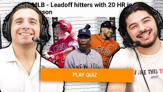 Can we name every leadoff hitter to hit more than 20 homers [upl. by Marven]