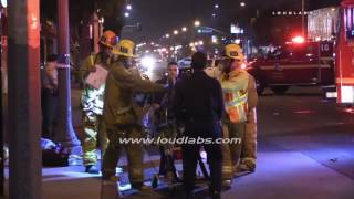 Head on Collision  Florence Ave RAW FOOTAGE [upl. by Atikaj]