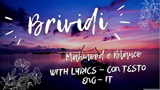 Brividi  Mahmood amp Blanco English Lyrics  Con testo  ENG  IT Sanremo 2022 Winner [upl. by Philips859]