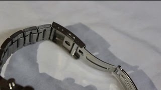 How to Adjust your Seiko Watch Band the Easy Way Recorded from a DSLR [upl. by Henebry]