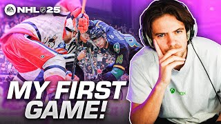 MY FIRST GAME OF NHL 25 [upl. by Hallvard782]