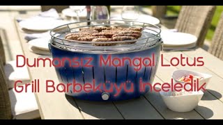 Dumansız Mangal Lotus Grill Barbekü Kebap yaparak inceledik [upl. by Fabrice]