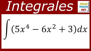 INTEGRALES DIRECTAS  Ejercicio 1 [upl. by Lorita132]