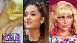 Ariana Grande CHANGES Matching Pete Davidson Tattoo  BEST Celeb Halloween Costumes 2018 DHR [upl. by Corabelle]