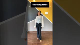 Waacking basics moves💃🏻 waacking dance trending shortsfeed shorts viralvideo trend viral [upl. by Arrim903]